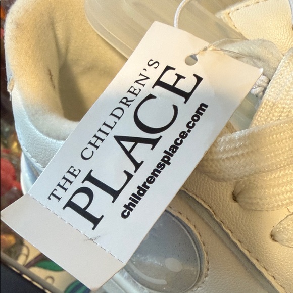 The Children's Place White and Light Blue Sneakers - Picture 5 of 5